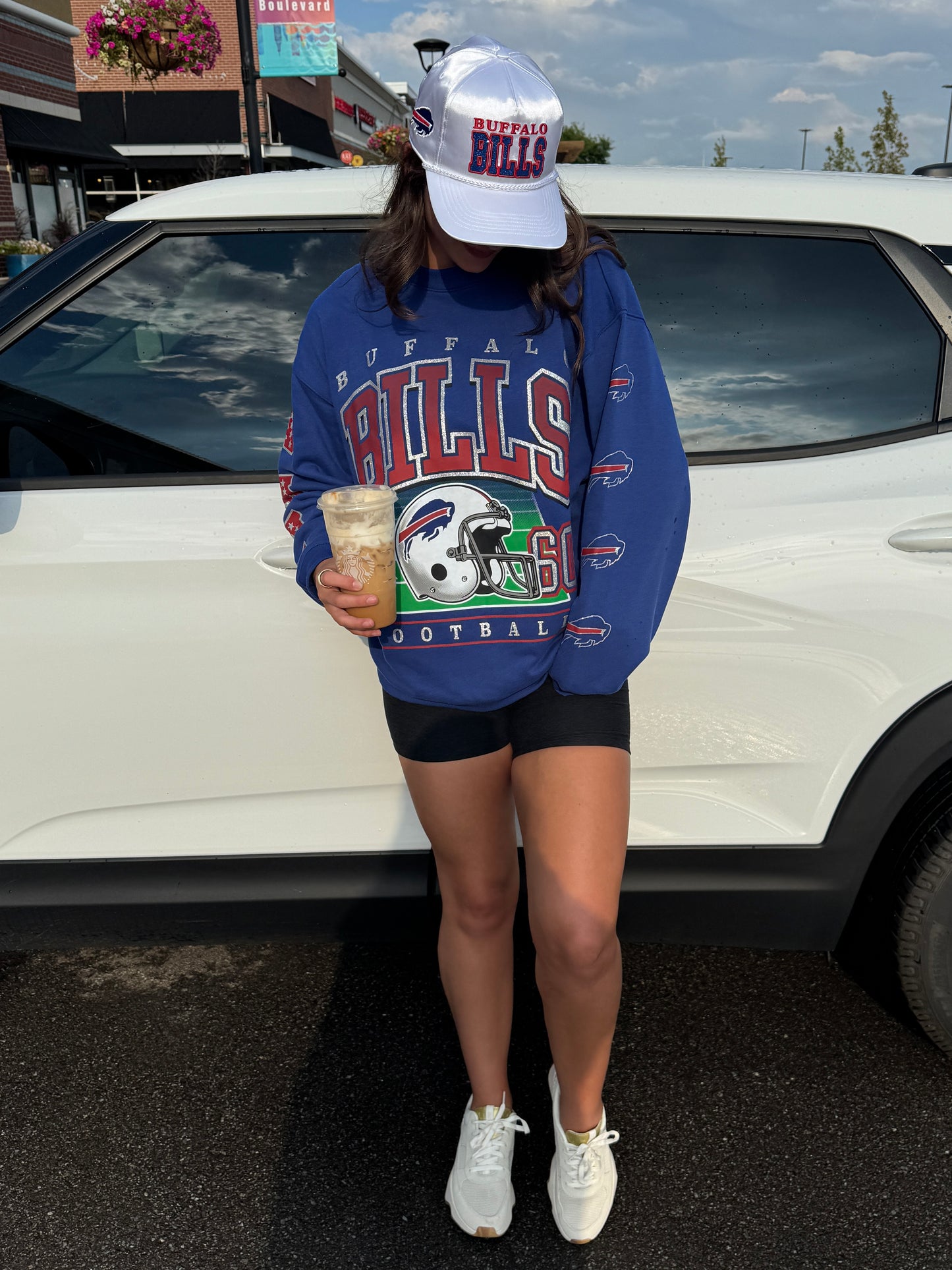 Bills Big Logo Oversized Crew