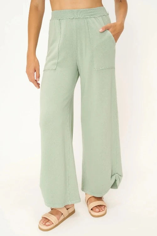 Siesta Wide Leg Pant in Endless Sky